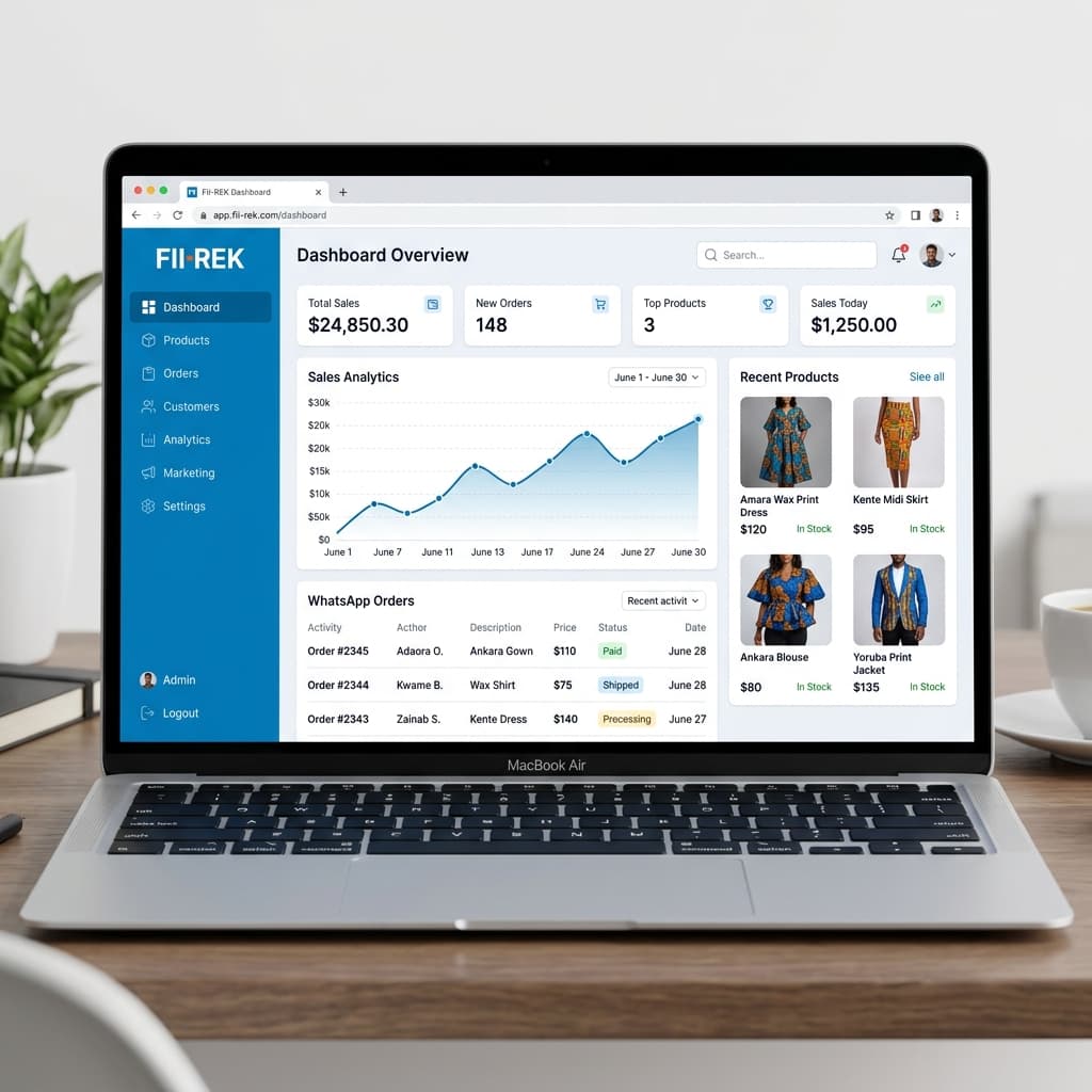 FII-REK Dashboard Mockup